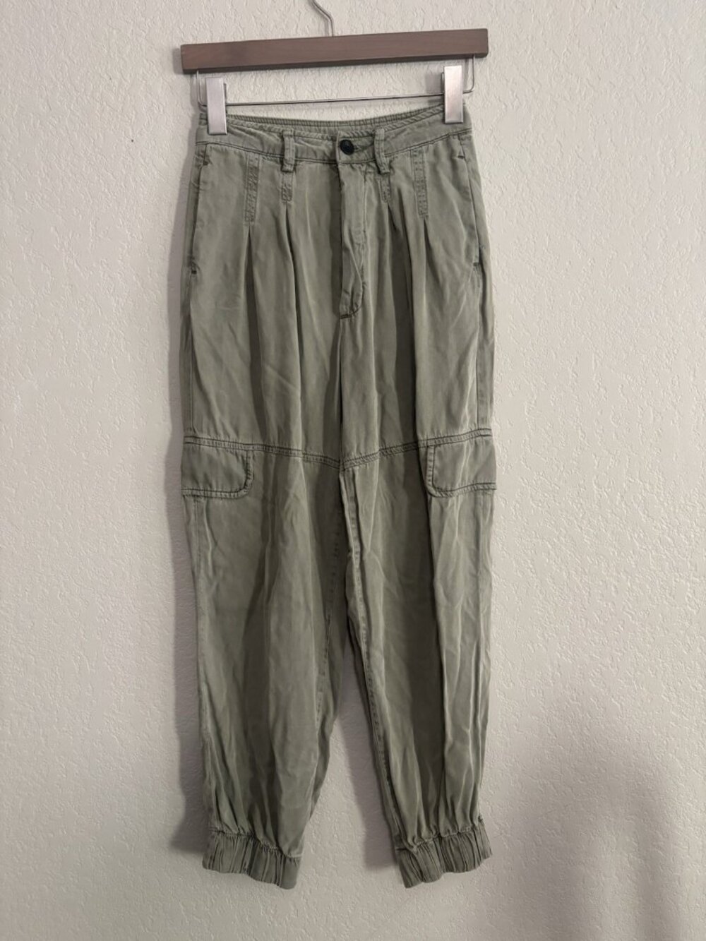 Army Green Allsaints Joggers Sz 2 (XS/XXS)